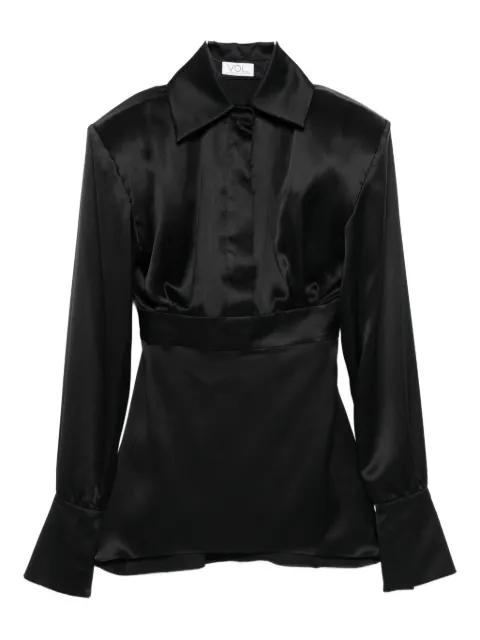 shirt-collar mini dress by VESTIAIRE D'UN OISEAU LIBRE