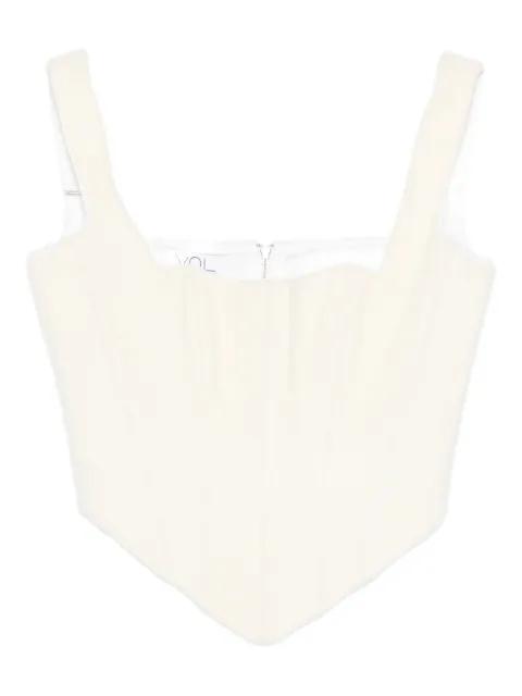 sleeveless corset top by VESTIAIRE D'UN OISEAU LIBRE