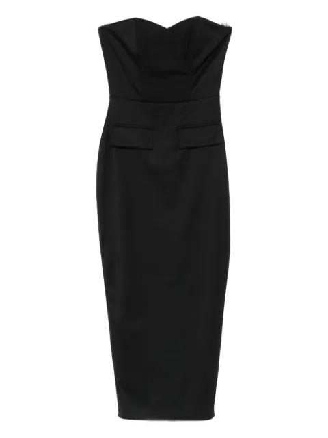 strapless pocket dress by VESTIAIRE D'UN OISEAU LIBRE