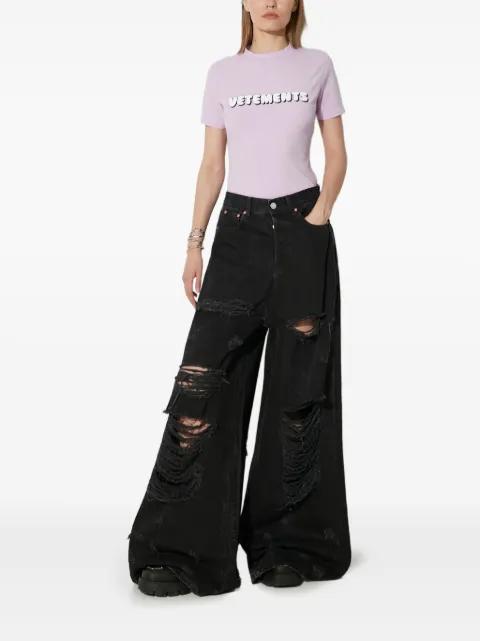 Big Shape distressed jeans by VETEMENTS