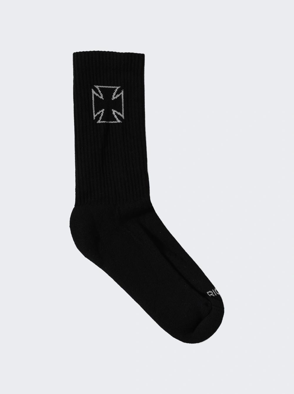 Biker Cross Socks Black  | The Webster by VETEMENTS