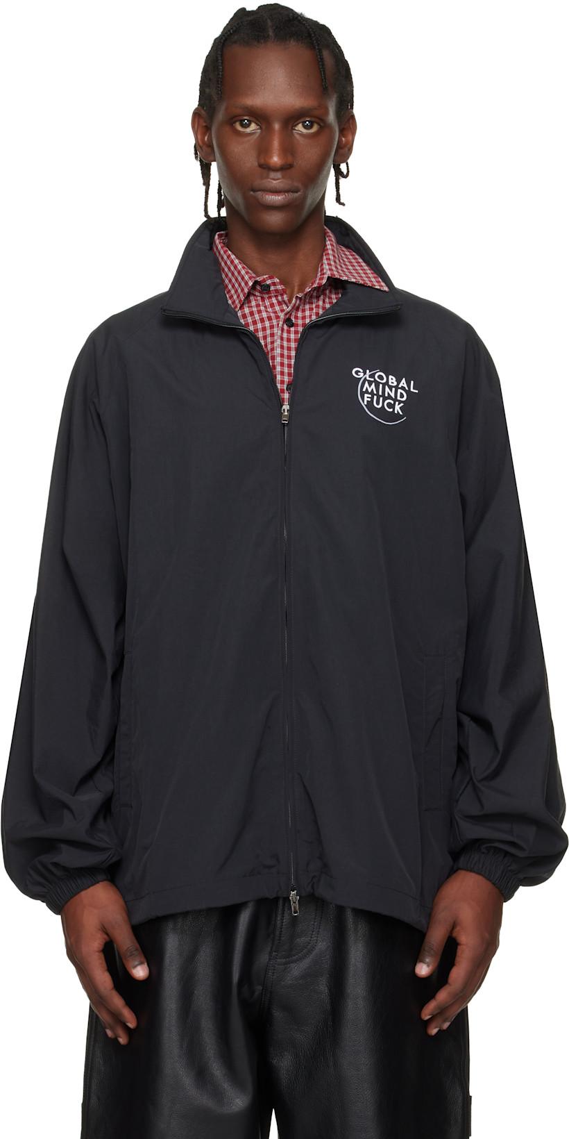 Black 'Global MF' Jacket by VETEMENTS