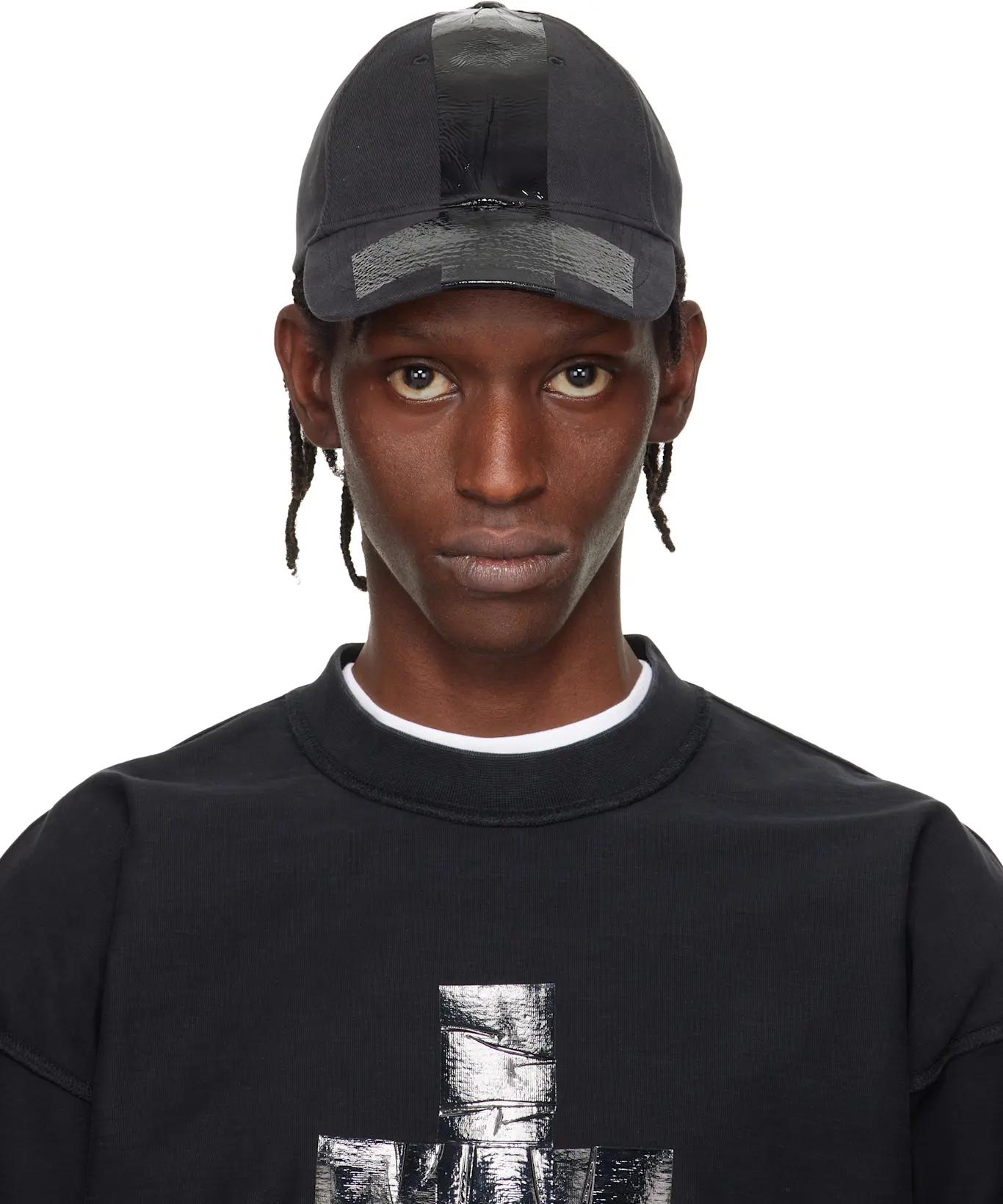 Black Taped Cap by VETEMENTS