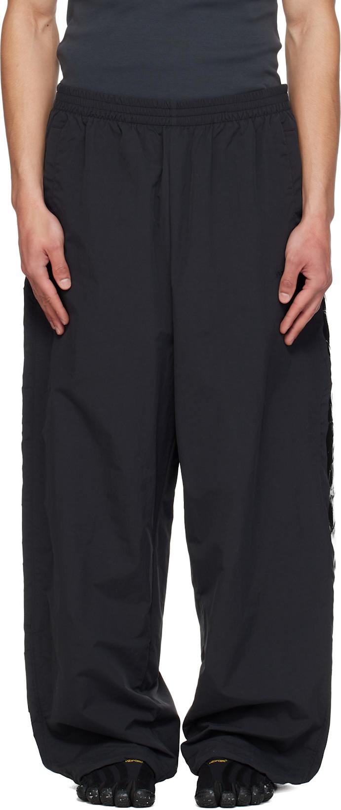 Black Taped Track Pants by VETEMENTS