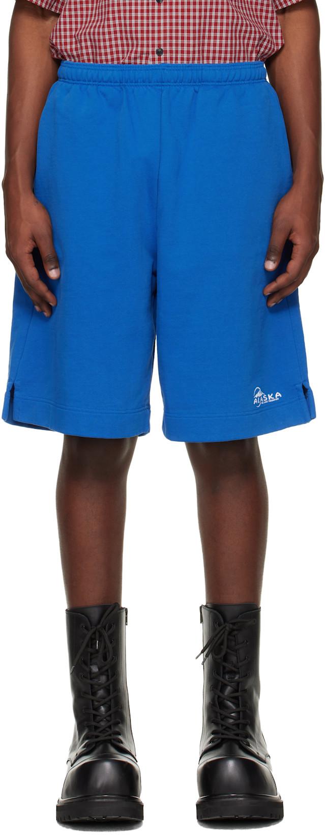 Blue 'Alaska' Tourist Shorts by VETEMENTS