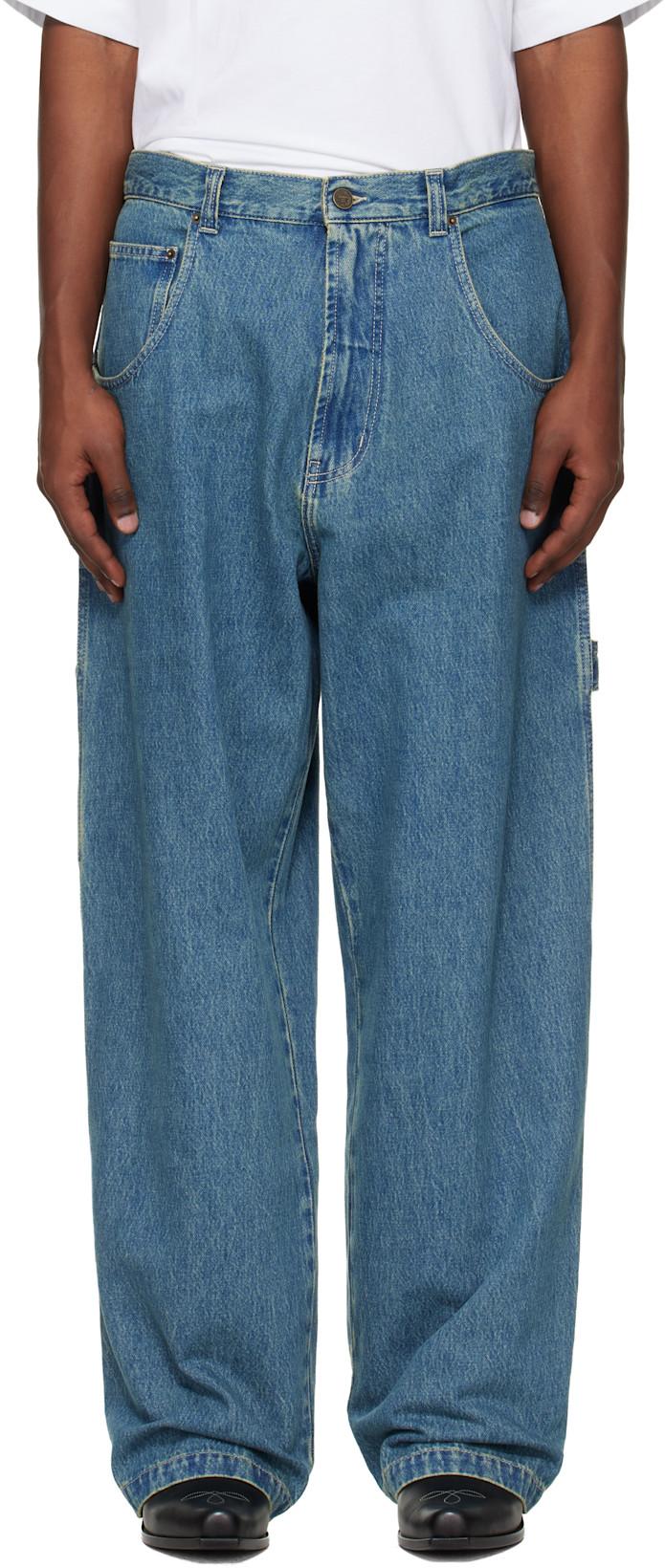 Blue Hip-Hop Jeans by VETEMENTS