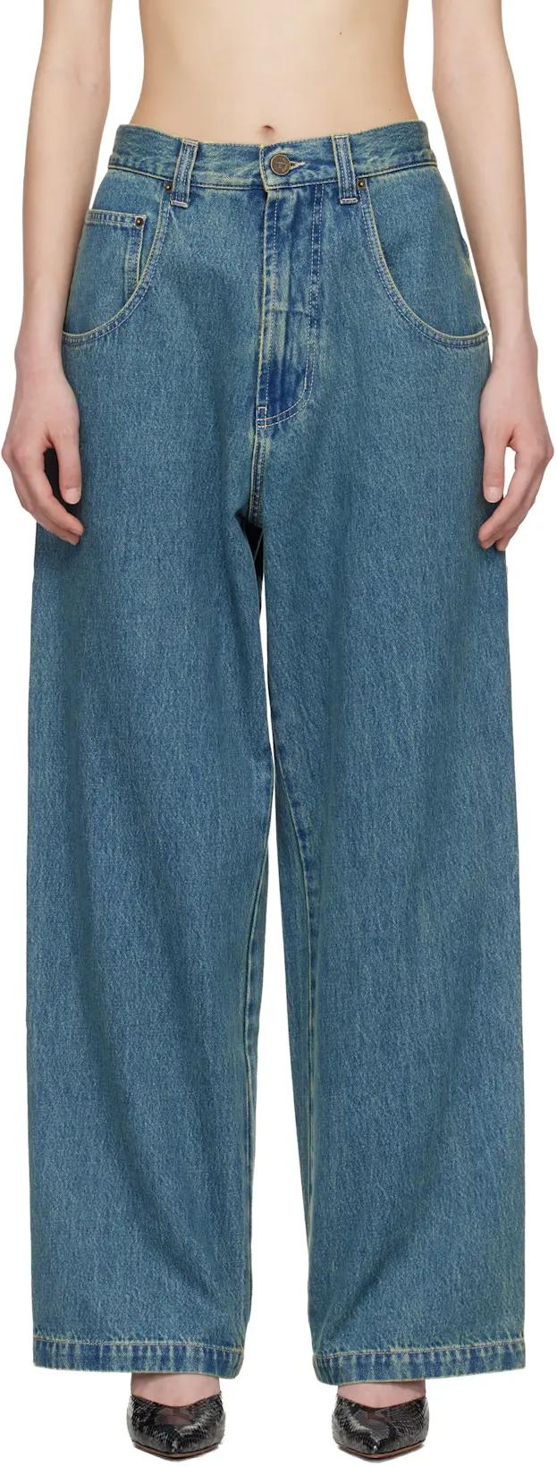 Blue Hip-Hop Jeans by VETEMENTS