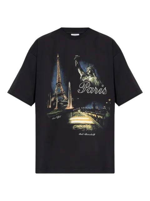 Eiffel Tower-print T-shirt by VETEMENTS