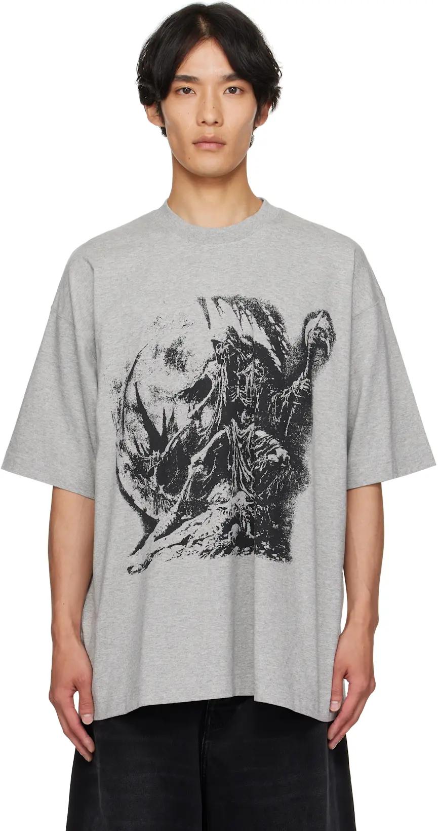 Gray Goth Oversized T-shirt by VETEMENTS