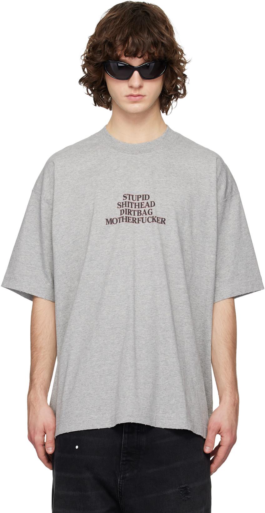 Gray MF T-shirt by VETEMENTS