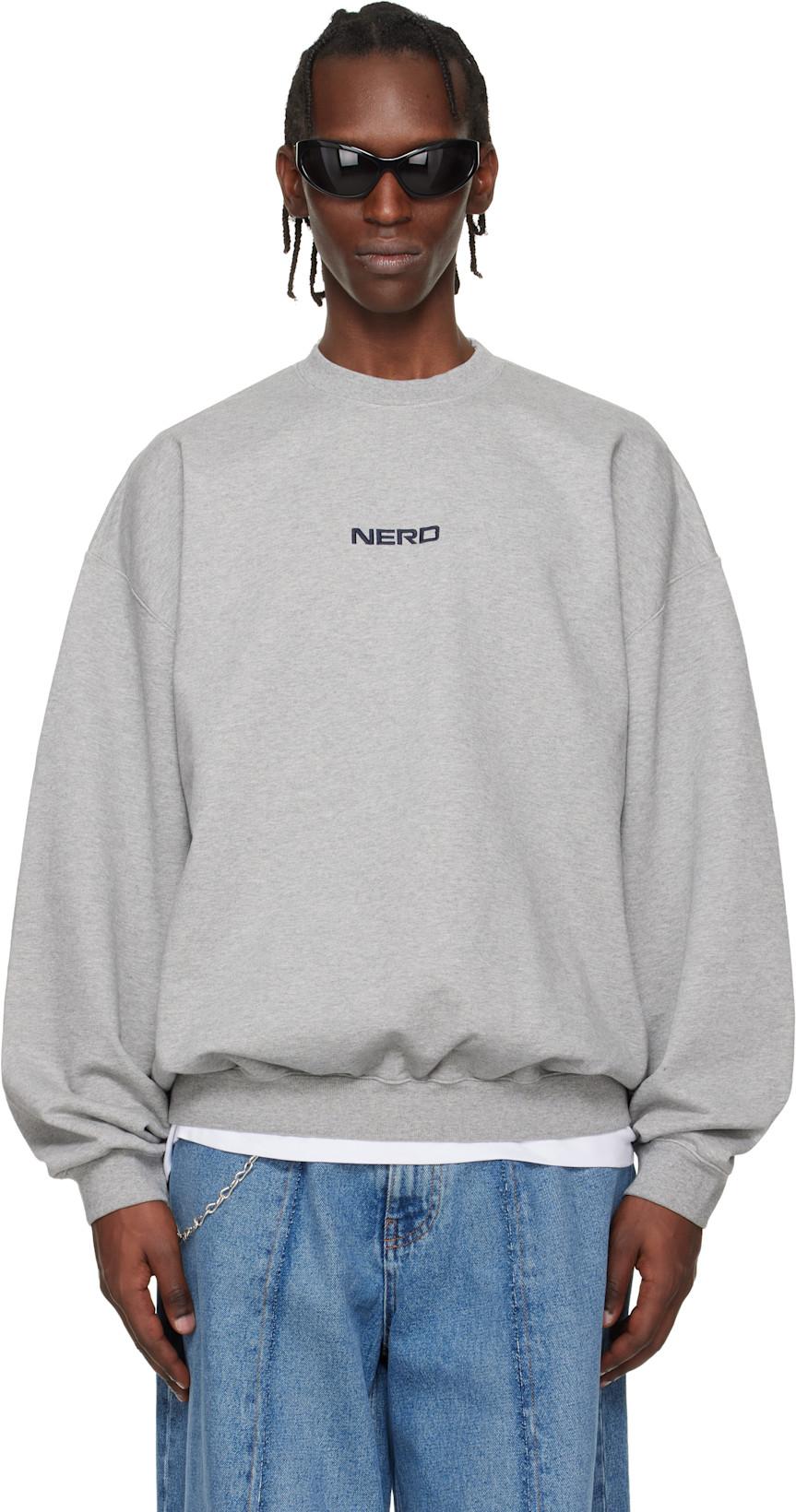 Gray 'NERD' Sweatshirt by VETEMENTS