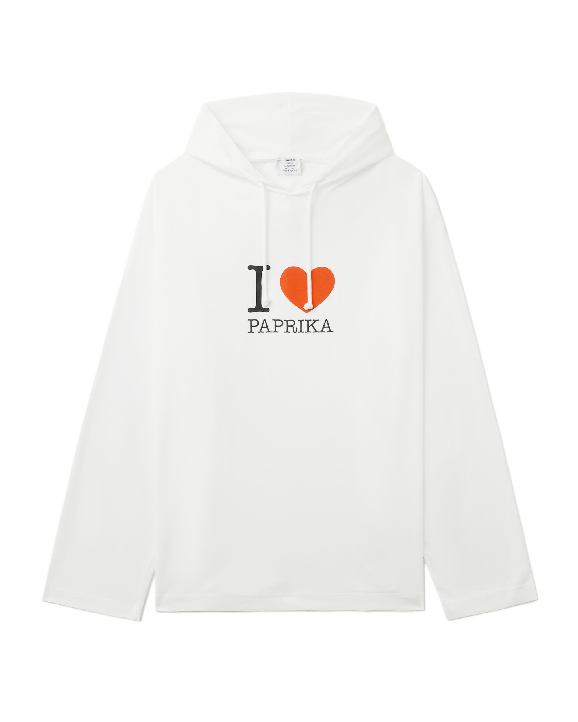 "I Love Paprika" hoodie by VETEMENTS