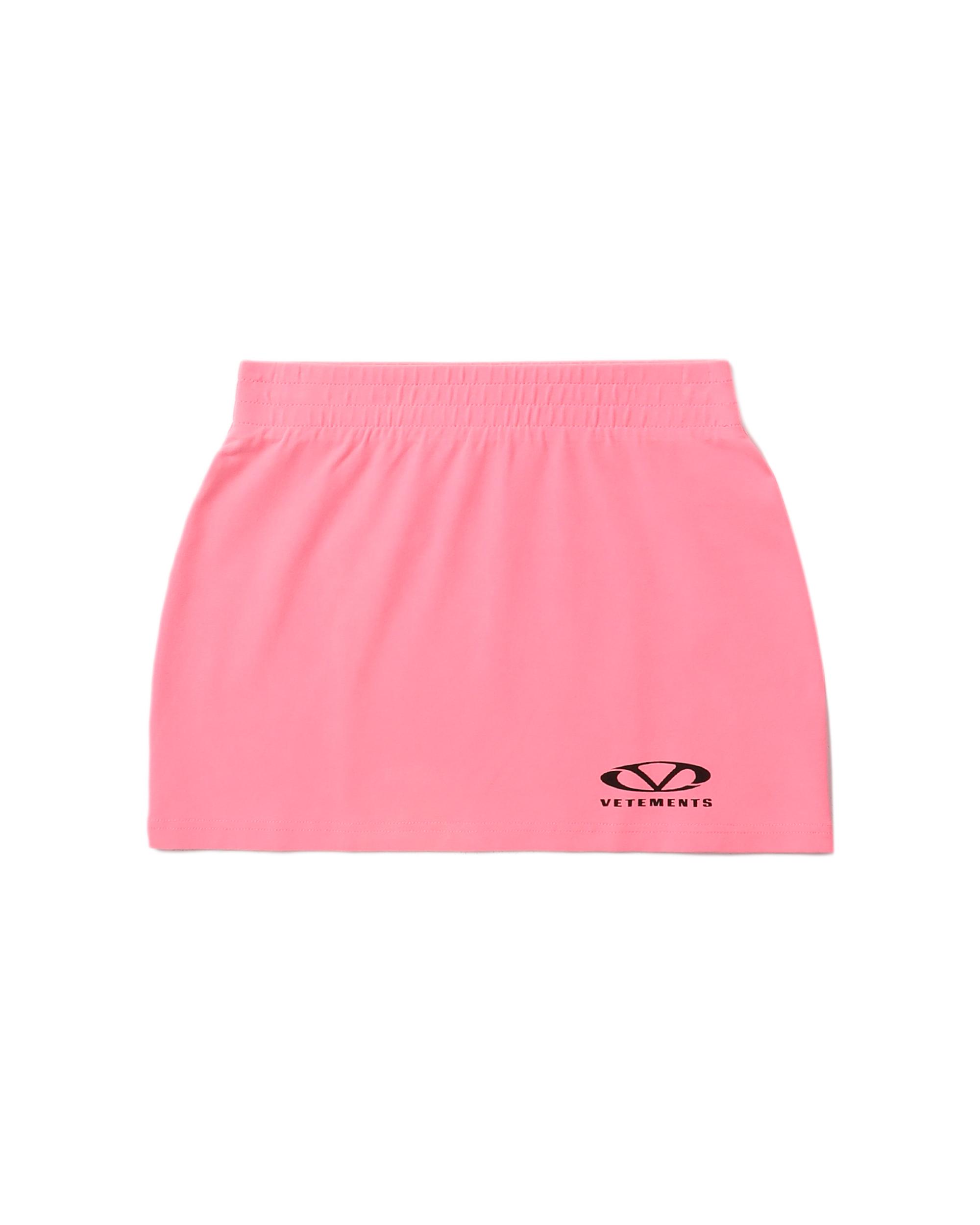 Logo mini skirt by VETEMENTS