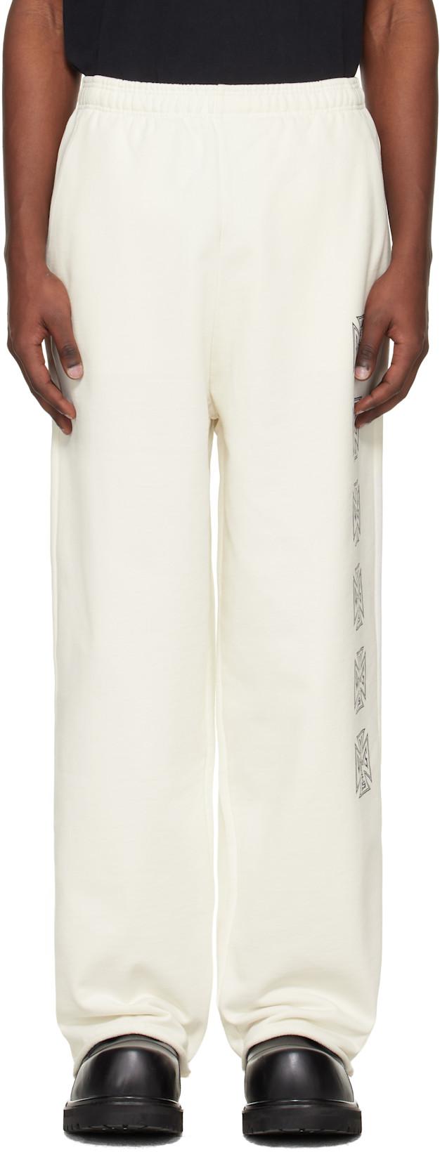 Off-White Biker Cross Stripe Sweatpants by VETEMENTS