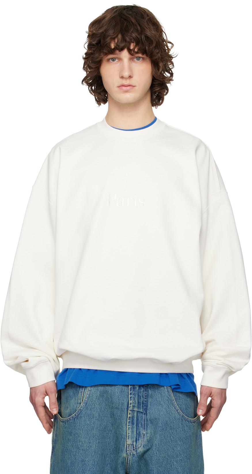 Off-White 'Paris' Embroidered Sweatshirt by VETEMENTS