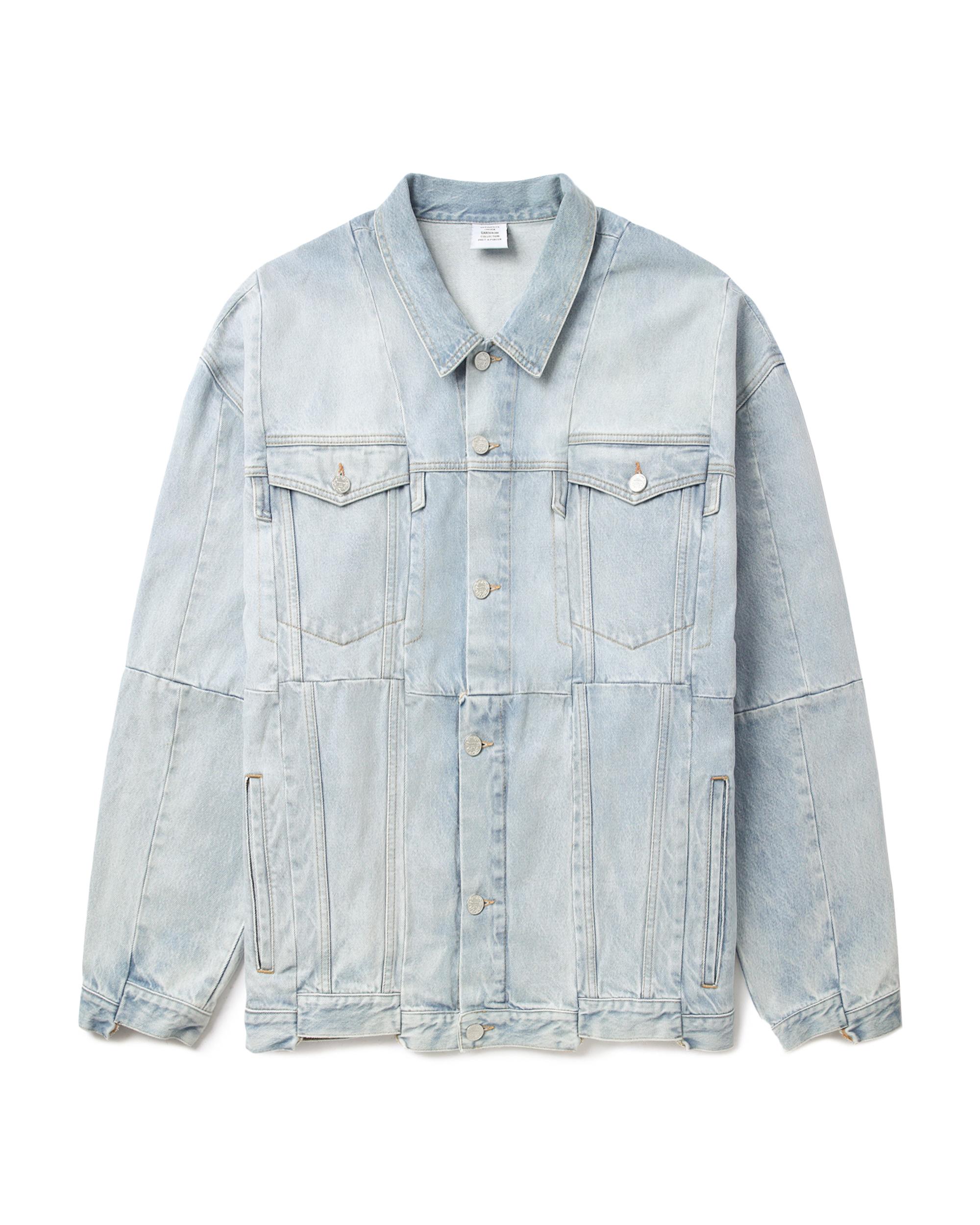 Patchwork denim jacket by VETEMENTS