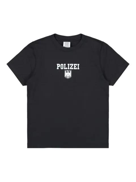 Polizei Eagle emblem T-shirt by VETEMENTS