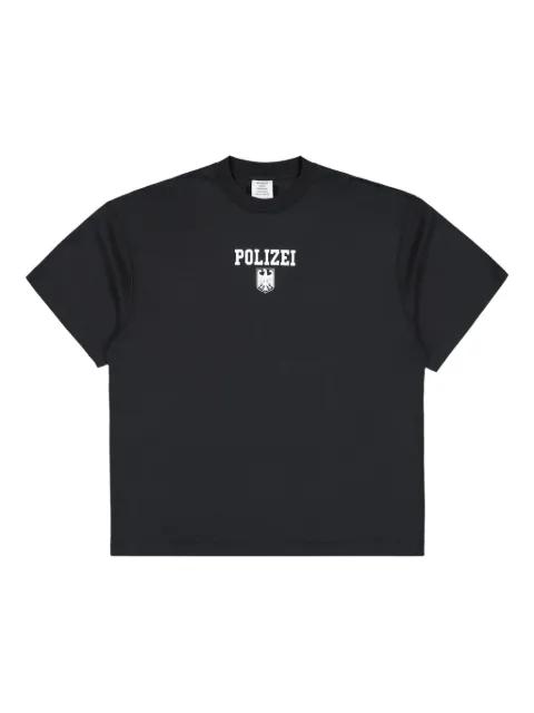 Polizei Eagle-emblem T-shirt by VETEMENTS