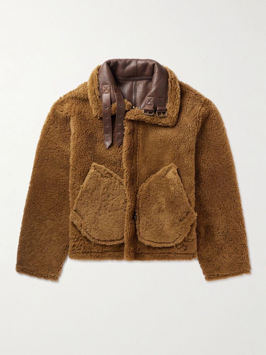 Reversible Suede-Lined Shearling Jacket by VETEMENTS