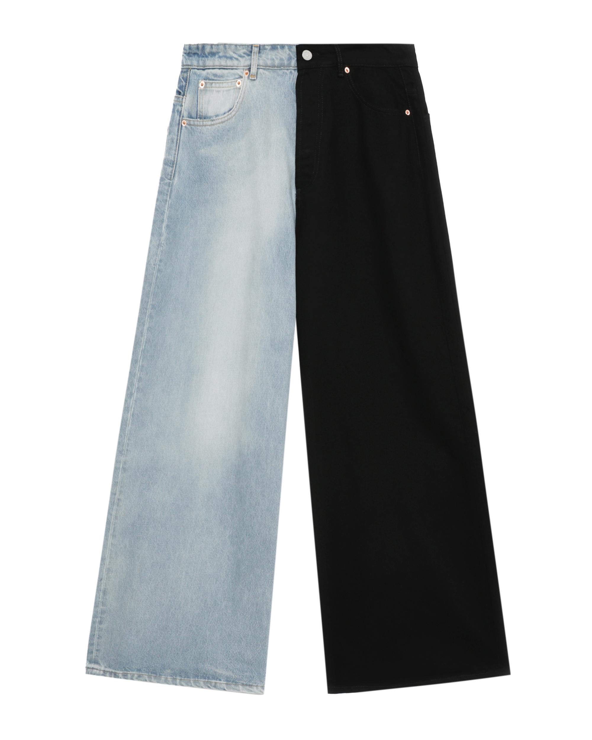 Split denim jeans by VETEMENTS