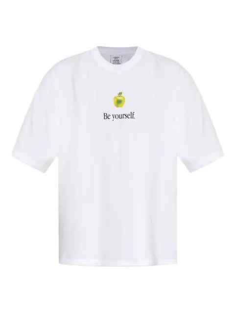 apple-print T-shirt by VETEMENTS
