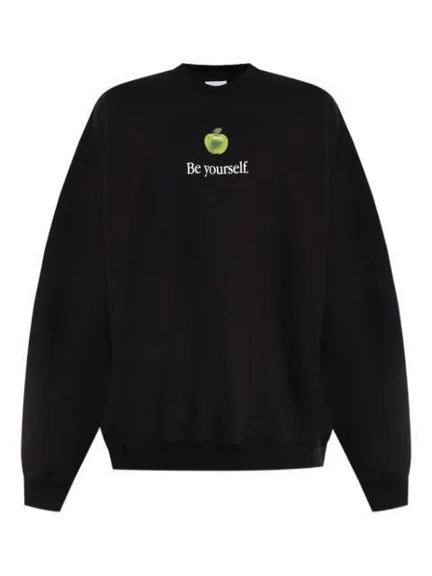 apple-print sweatshirt by VETEMENTS