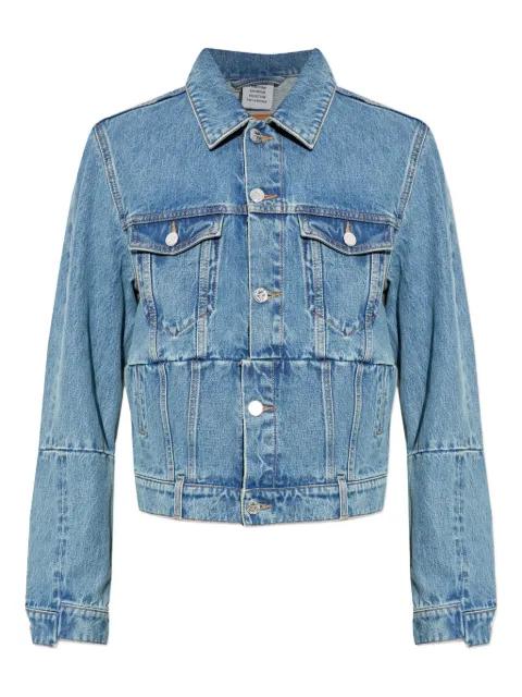 button-up blue jacket by VETEMENTS