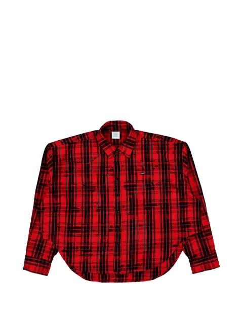checked shirt by VETEMENTS