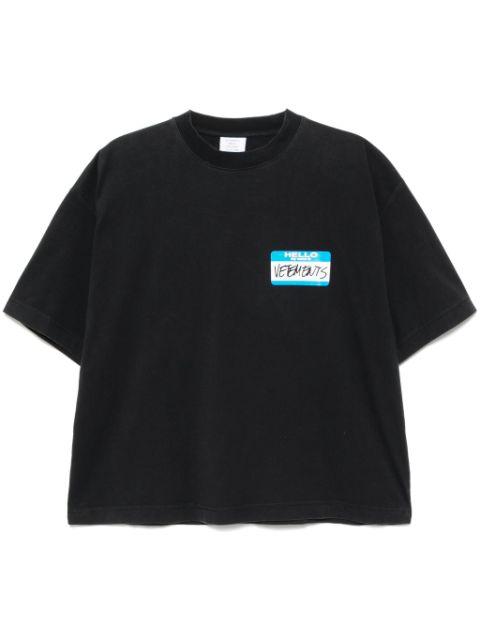 cotton T-shirt by VETEMENTS
