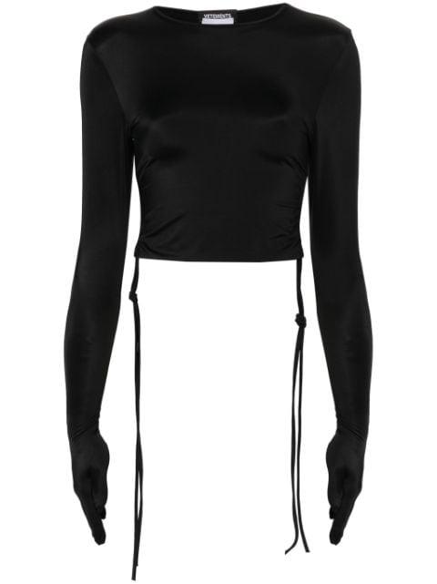 cropped long-sleeve T-shirt by VETEMENTS