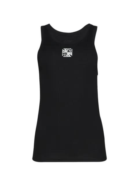 cross-logo tank top by VETEMENTS