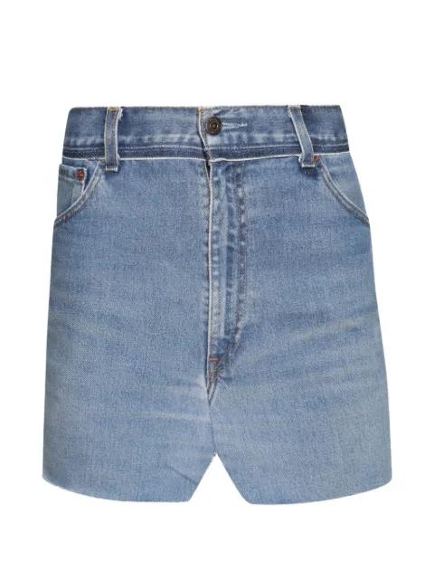 cut-up denim skirt by VETEMENTS