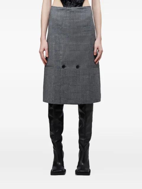 double-breasted pocket skirt by VETEMENTS