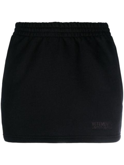 elasticated cotton-blend miniskirt by VETEMENTS
