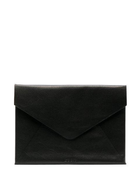 envelope leather clutch bag by VETEMENTS