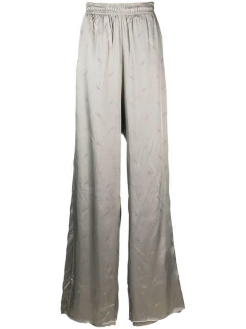 gradient wide-leg trousers by VETEMENTS