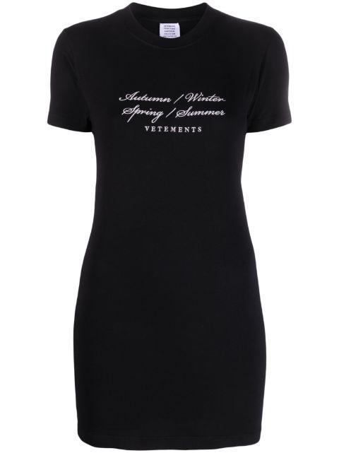 graphic-print T-shirt minidress by VETEMENTS