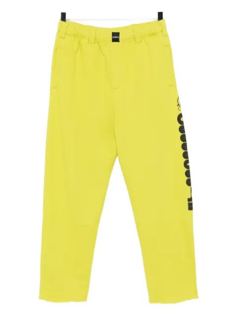 graphic-print cotton trousers by VETEMENTS