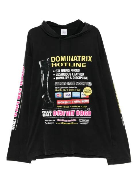 graphic-printed hoodie by VETEMENTS
