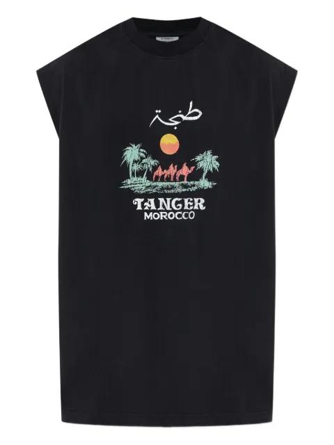 graphic sleeveless T-shirt by VETEMENTS