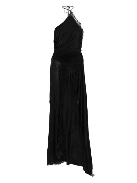 lace asymmetric maxi dress by VETEMENTS