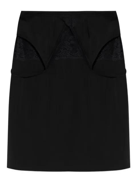 lace-insert slip mini dress by VETEMENTS
