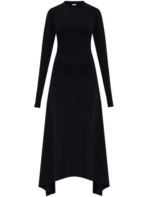 logo-embroidered maxi dress by VETEMENTS