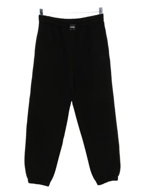 logo-embroidered trousers by VETEMENTS