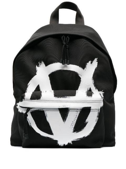 logo-print backpack by VETEMENTS