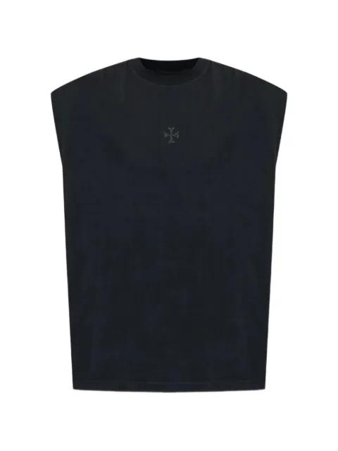 logo-print sleeveless T-shirt by VETEMENTS