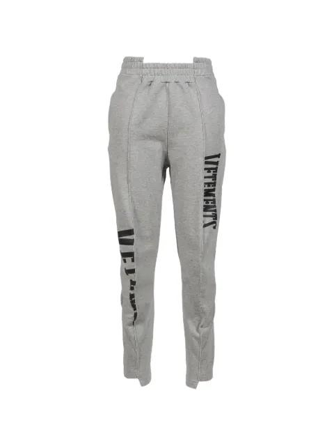 logo-print track pants by VETEMENTS
