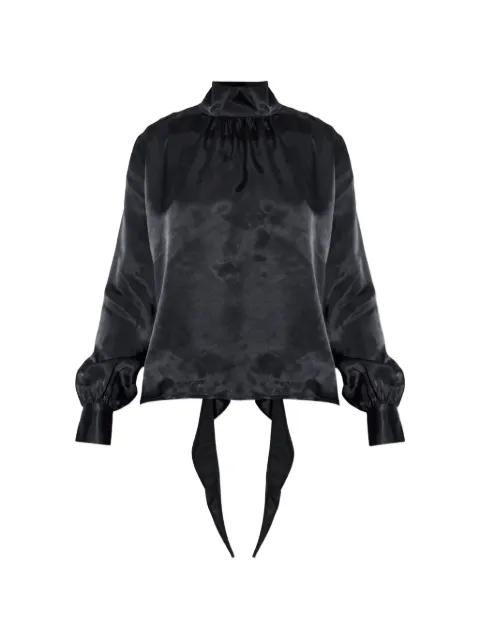 open-back turtleneck top by VETEMENTS