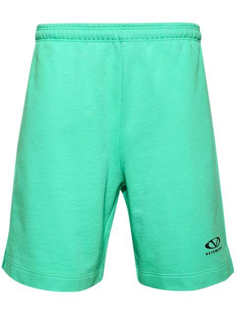 oval logo track shorts by VETEMENTS