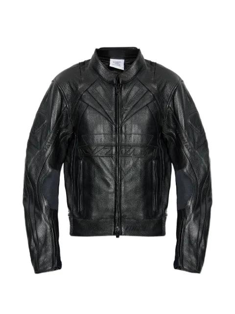 patterned leather jacket by VETEMENTS